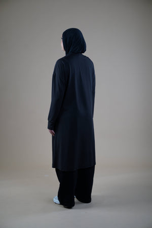 Sports Abaya - Black